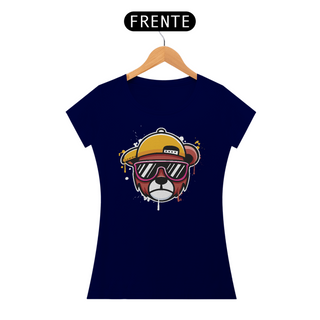 Nome do produtoCamiseta Feminina Urso de Boné