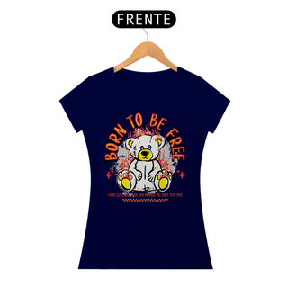 Nome do produtoCamiseta Born To Be Free Urso