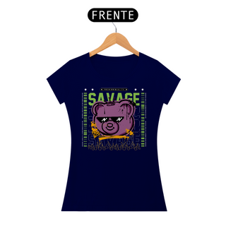 Nome do produtoCamiseta Feminina Urso Savage