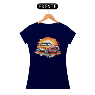 Nome do produtoCamiseta Feminina Carro Tinta