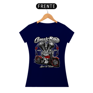 Nome do produtoCamiseta Feminina Bike Live to Ride