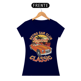 Nome do produtoCamiseta Feminina Retro Car Legend