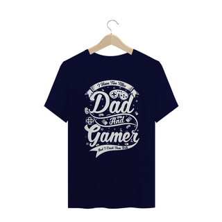 Nome do produtoCamiseta Plus Size Dad and Gamer