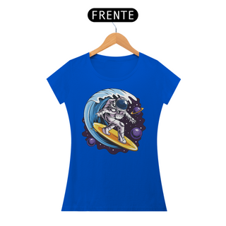 Nome do produtoCamiseta Feminina Surf no Espaço