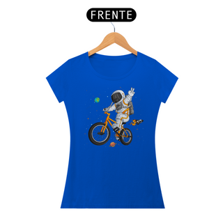 Nome do produtoCamiseta Feminina Astronauta Bicicleta