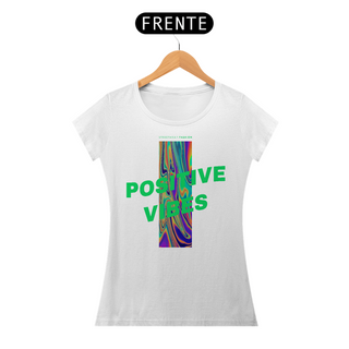 Nome do produtoCamiseta Feminina Positive Vibes