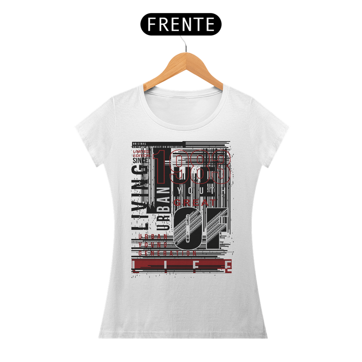 Nome do produto: Camiseta Feminina Living Urban