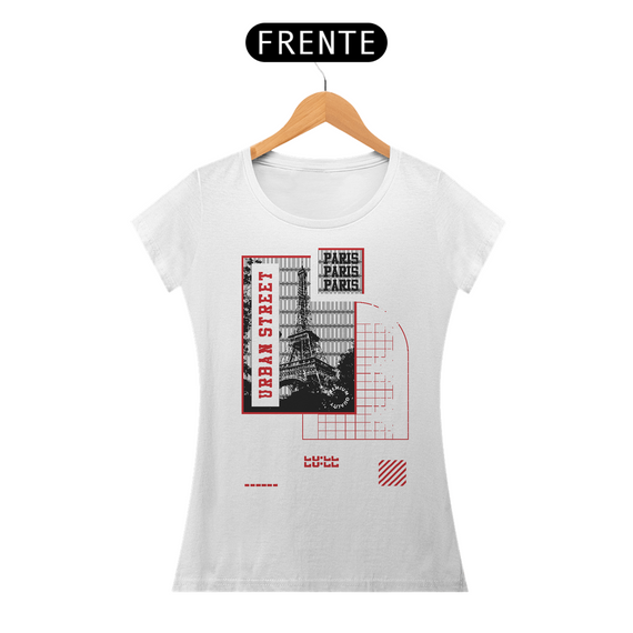 Camiseta Feminina Urban Street Paris