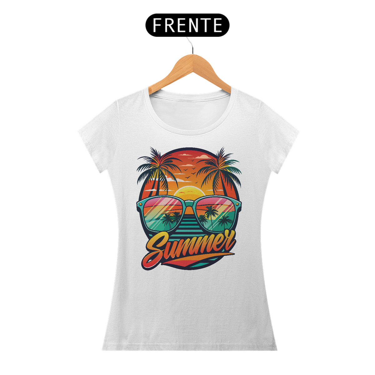 Nome do produto: Camiseta Feminina Summer