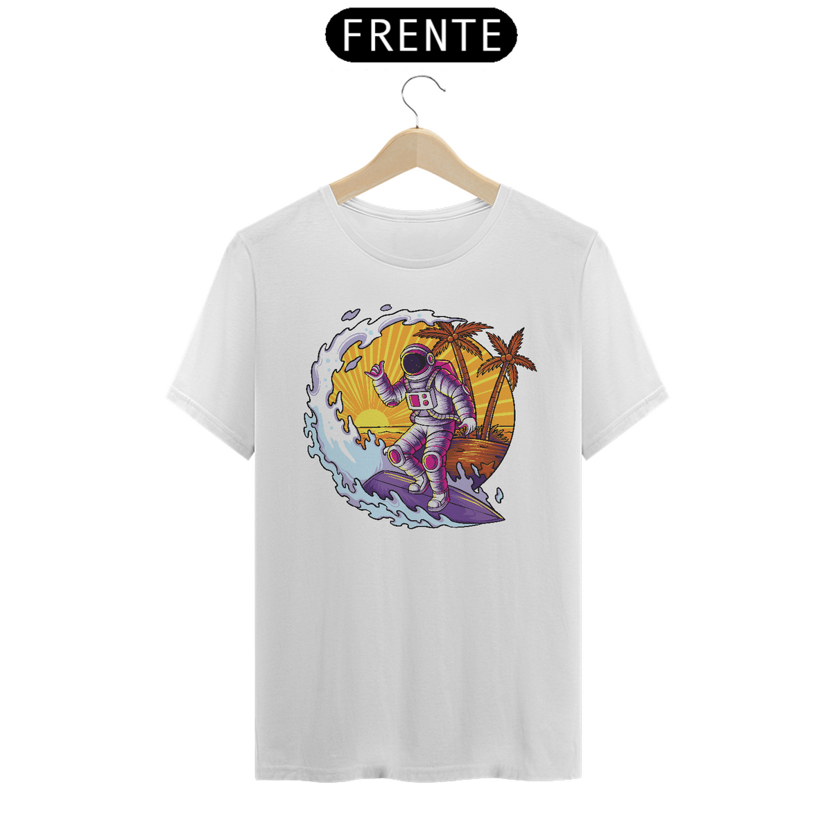 Nome do produto: Camiseta Surf Astronauta