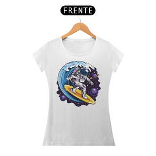 Nome do produtoCamiseta Feminina Surf no Espaço