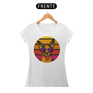 Nome do produtoCamiseta Feminina Cão de Óculos