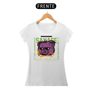 Nome do produtoCamiseta Feminina Urso Savage