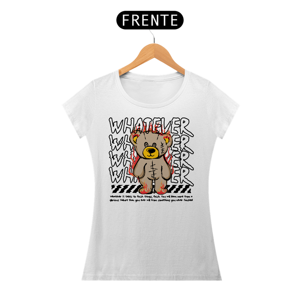 Nome do produto: Camiseta Urso Whatever