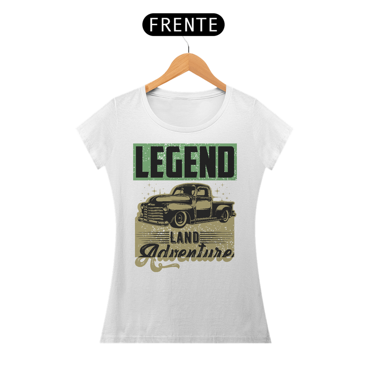 Nome do produto: Camiseta Feminina Legend