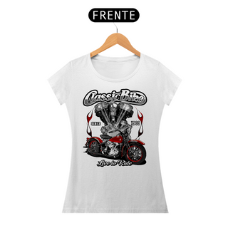 Nome do produtoCamiseta Feminina Bike Live to Ride