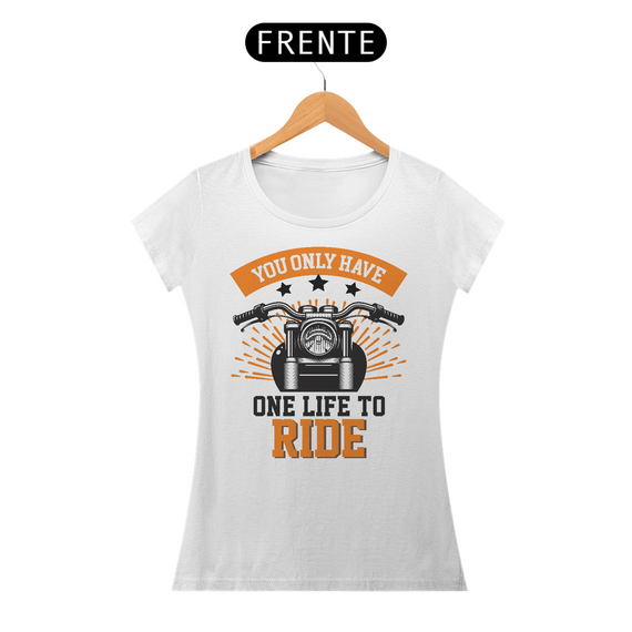 Camiseta Feminina Moto Ride