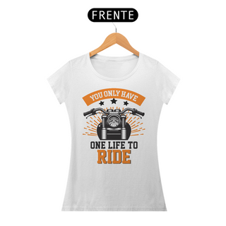 Nome do produtoCamiseta Feminina Moto Ride