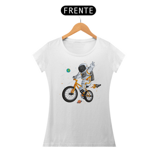 Nome do produtoCamiseta Feminina Astronauta Bicicleta