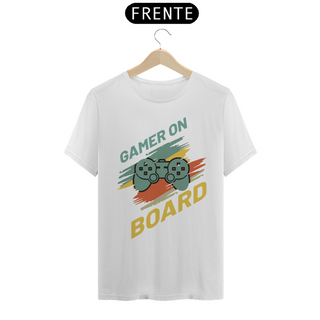 Nome do produtoCamiseta Gamer On Board