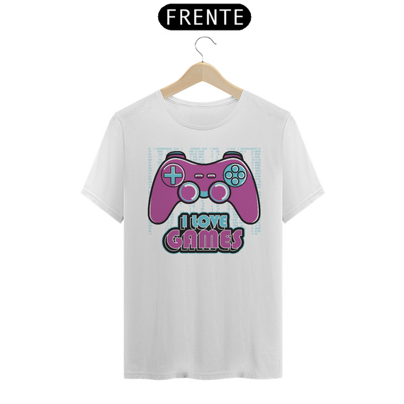 Camiseta I Love Games