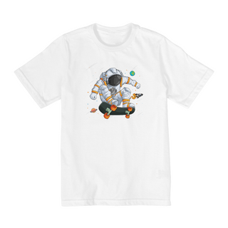 Nome do produtoCamiseta Infantil 10 a 14 anos / Astronauta Skate