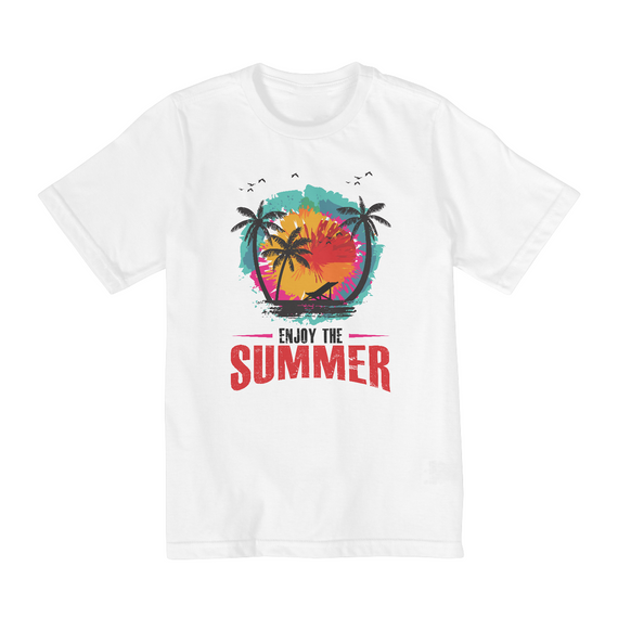 Camiseta Infantil 2 a 8 anos / Enjoy The Summer