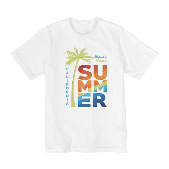 Camiseta Infantil 2 a 8 anos / Summer