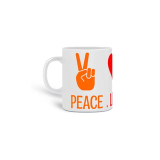 Nome do produtoCaneca / Peace Love Dogs