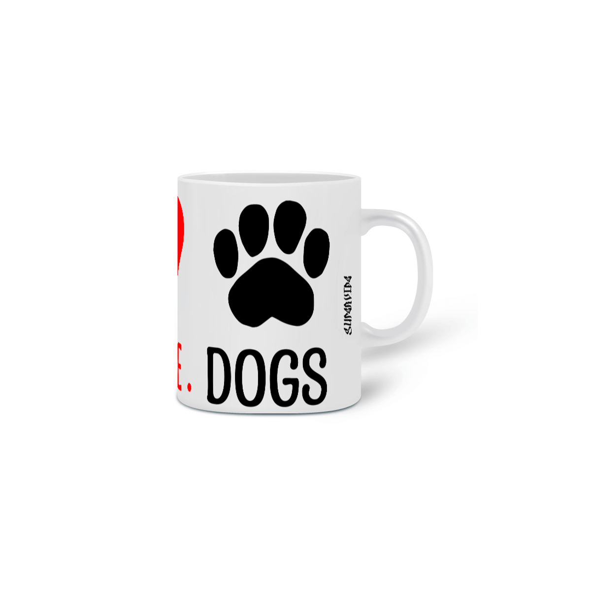 Nome do produto: Caneca / Peace Love Dogs