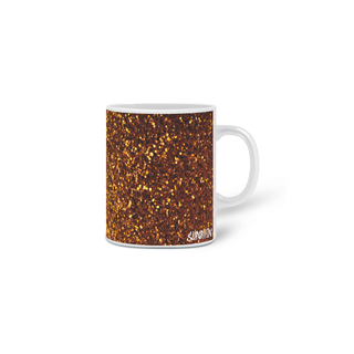 Nome do produtoCaneca / Glitter Dourado