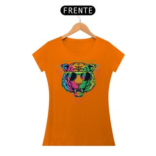 Nome do produtoCamiseta Feminina Tigre Colorido