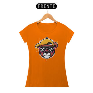 Nome do produtoCamiseta Feminina Urso de Boné