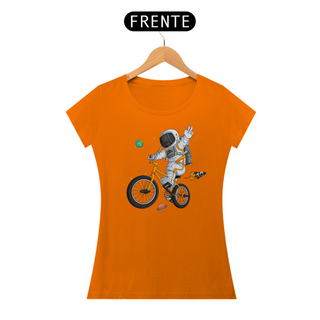 Nome do produtoCamiseta Feminina Astronauta Bicicleta