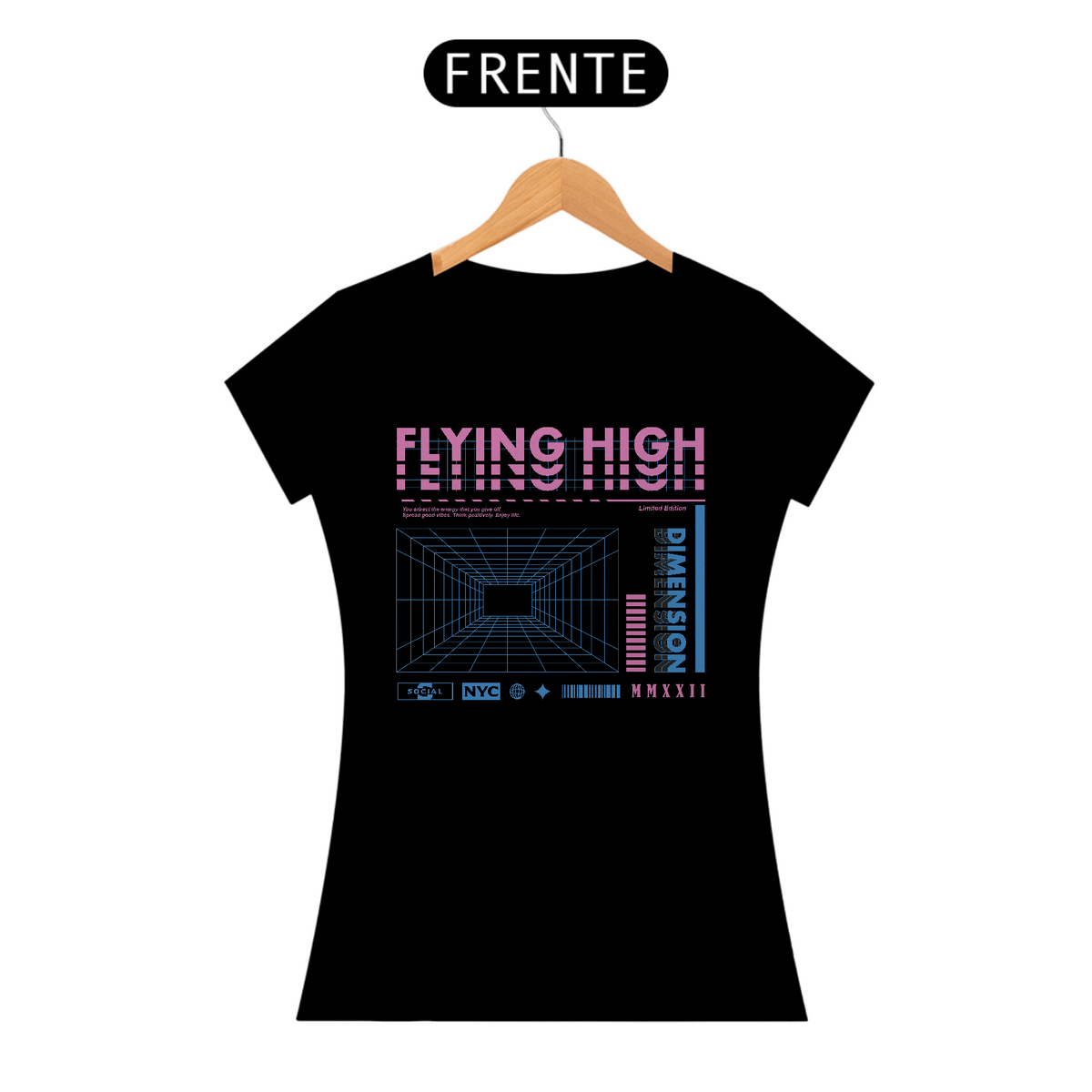 Nome do produto: Camiseta Feminina Flying High