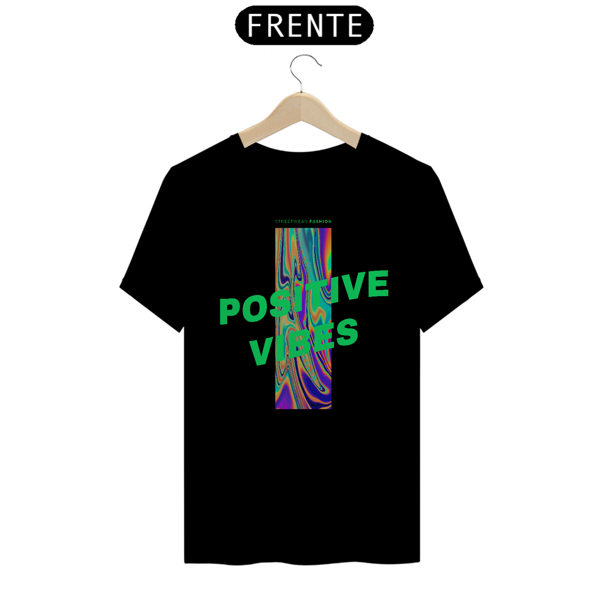 Nome do produto: Camiseta Positive Vibes