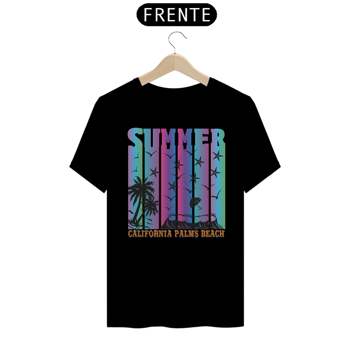 Nome do produto: Camiseta Summer Palms Beach