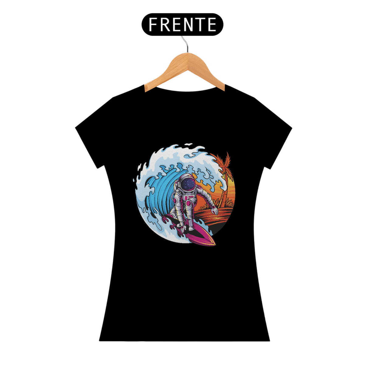 Nome do produto: Camiseta Surf Astronauta