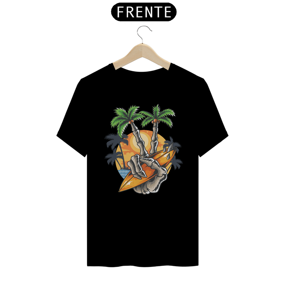 Nome do produto: Camiseta Praia Surf ✌