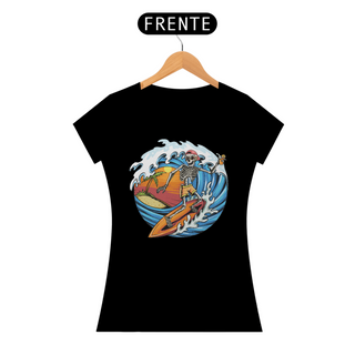 Camiseta Esqueleto Surfando