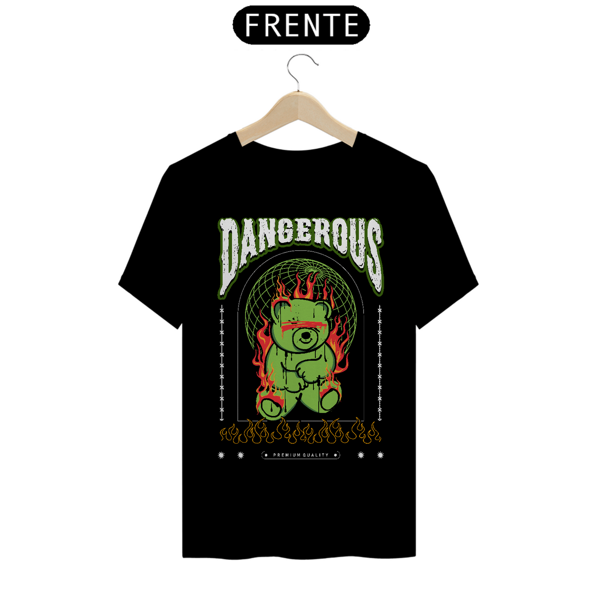 Nome do produto: Camiseta Urso Dangerous