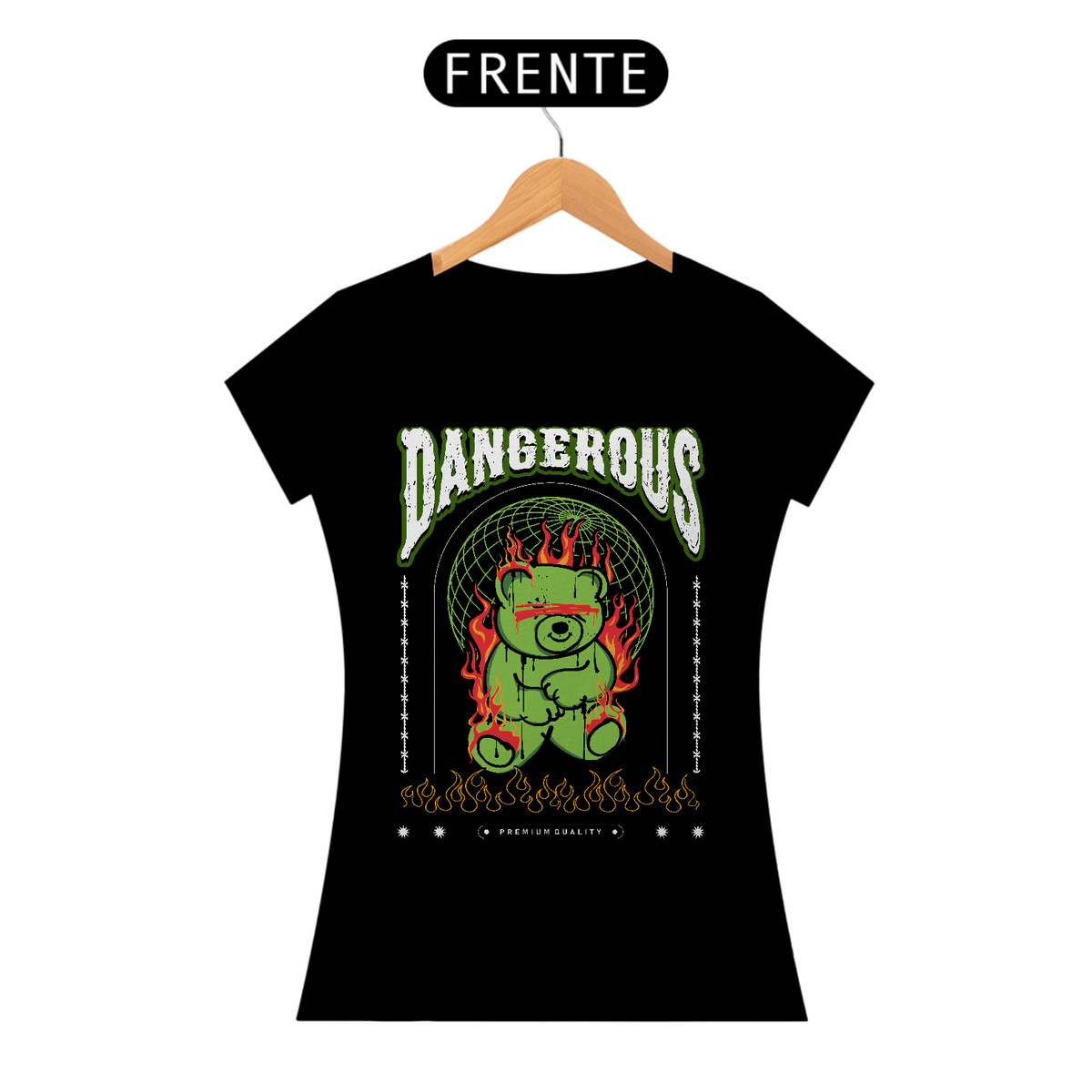 Nome do produto: Camiseta Urso Dangerous