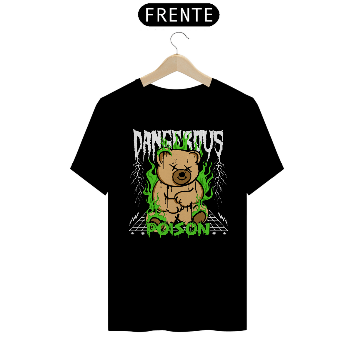 Nome do produto: Camiseta Urso Poison