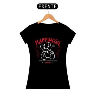 Nome do produtoCamiseta Feminina Urso Happiness