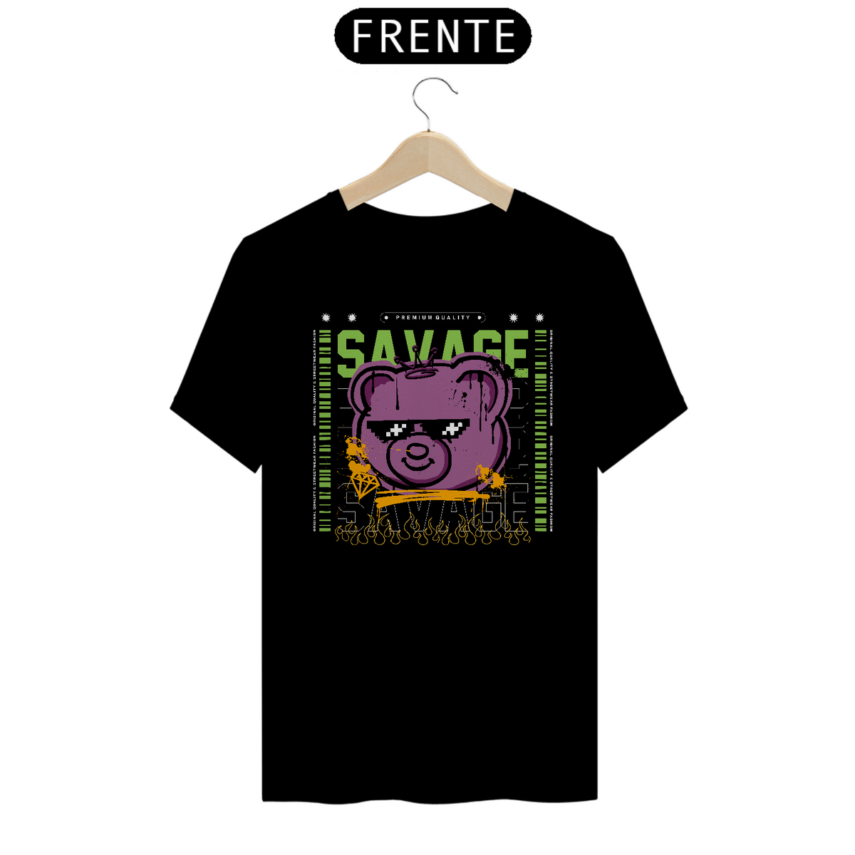 Nome do produto: Camiseta Urso Savage