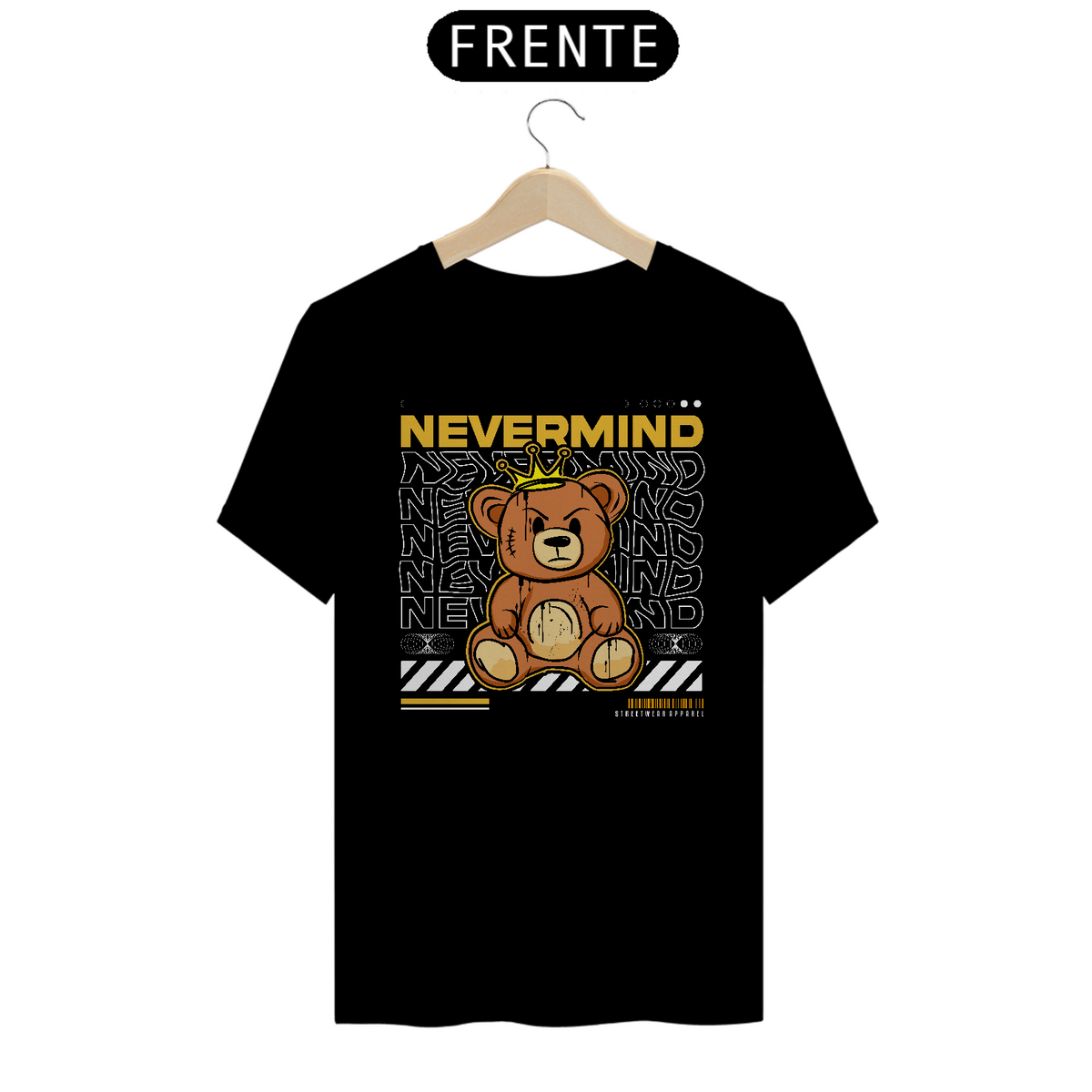 Nome do produto: Camiseta Urso Nevermind