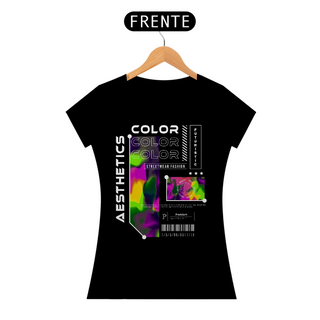 Camiseta Feminina Aesthetic Color