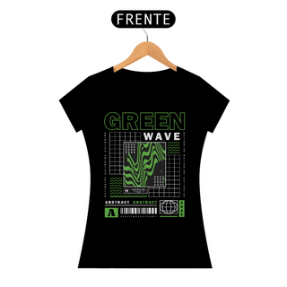 Camiseta Feminina Green Wave