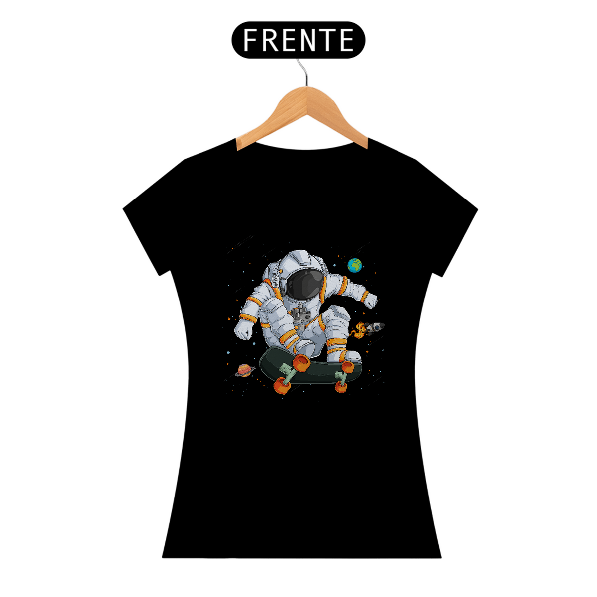 Nome do produto: Camiseta Astronauta Skate