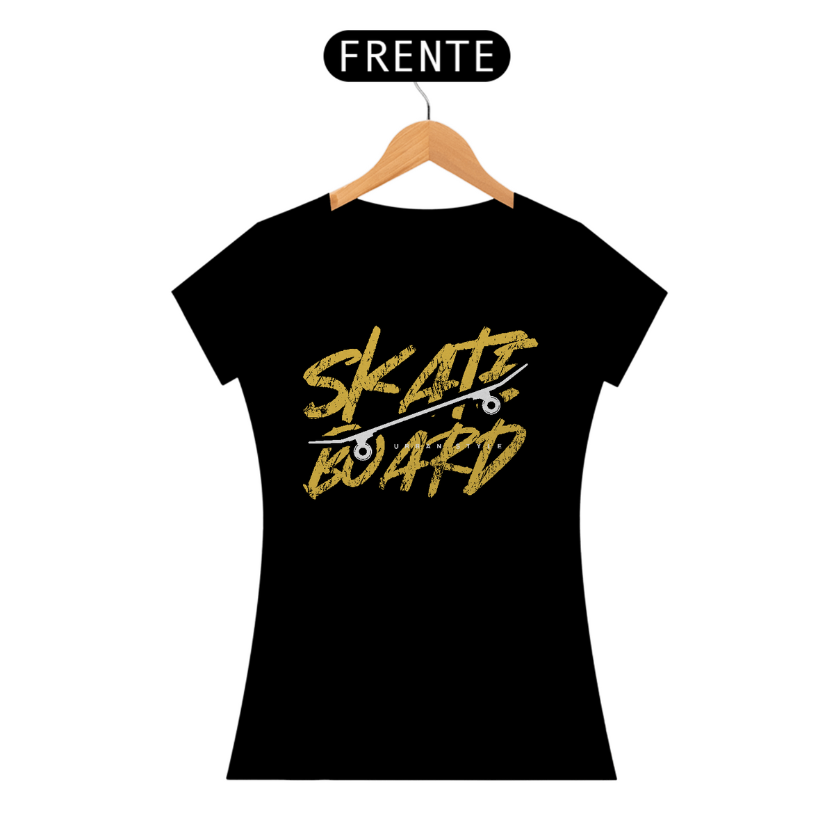 Nome do produto: Camiseta Feminina Skate Board